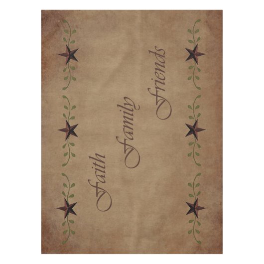 Faith Familie Vrienden Tafelkleed (Voorkant)