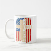 Faith Family Dom God Country Patriotic Christian O Koffiemok (Links)