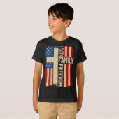 Faith Family Dom God Country Patriotic Christian O T-shirt (Voorkant volledig)