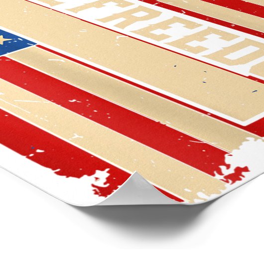 Faith Family Dom Patriotic Christian On-back God C Poster (Hoek)