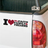 Faith, Family & Firearms Bumpersticker (Op Truck)