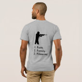 Faith, Family, Firearms T-Shirt (Achterkant volledig)
