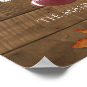 Faith Family Football - Aangepersonaliseerd rituur Poster (Hoek)