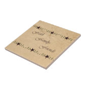 Faith Family Friends Star Tile Tegeltje (Zijkant)
