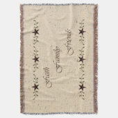 Faith Family Friends Throw Blanket Deken (Voorkant Verticaal)