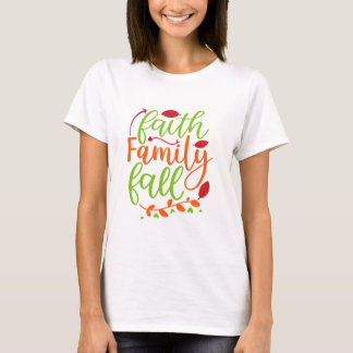Faith Family Herfst T-shirt