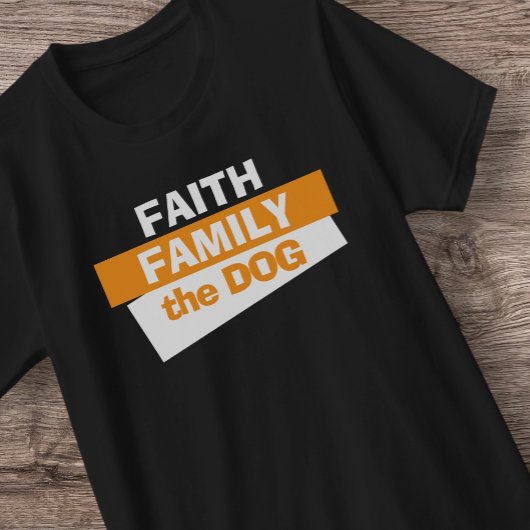 Faith Family Hondenliefhebber Breed Familie Huisdi T-shirt