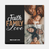 Faith Family Love Personalized Magnet (Voorkant)