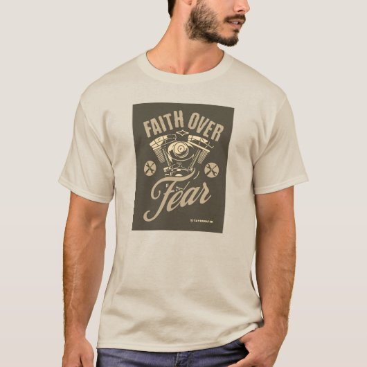 FAITH FEAR ENGINE T-SHIRT (Voorkant)