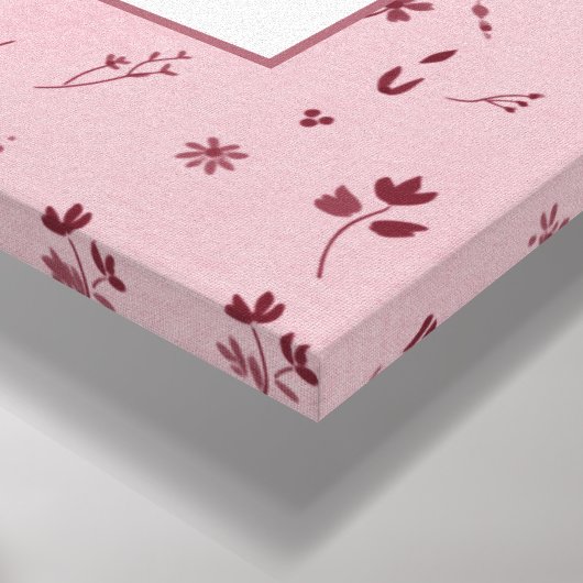 Faith & Fearless Typografie Design Worpkussen Canvas Afdruk (Hoek(Onderkant))