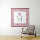 Faith & Fearless Typography Design Sierkussen Wandkleed (In Situ (horizontaal))