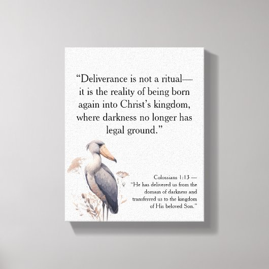 Faith-filled Christian Motivational Quotes Canvas Afdruk (Voorkant)