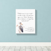Faith-filled Christian Motivational Quotes Canvas Afdruk (Insitu (Houten vloer))