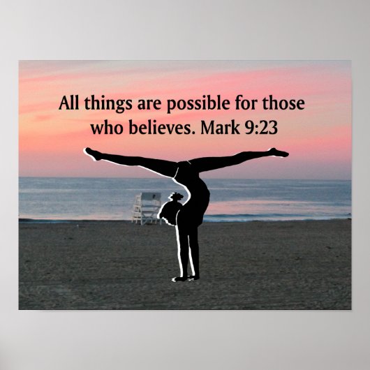 FAITH FILLED GYMNAST POSTER (Voorkant)