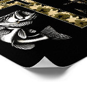 Faith Fishing Hunting Camo Cross With Hook B Chris Poster (Hoek)