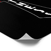 Faith Fitness Cross Christelijk workout Moderne Gy Poster (Hoek)