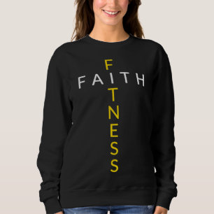 Faith Fitness Cross, Christian Workout, Modern Gym Trui