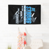 Faith Fitness Motivation: Sterk Christelijk zijn Spandoek (Insitu)