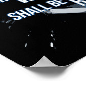 Faith Fitness Motivation: wees sterk Christelijk Poster (Hoek)