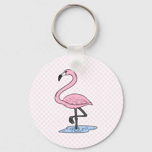 Faith Flamingo Sleutelhanger (Voorkant)
