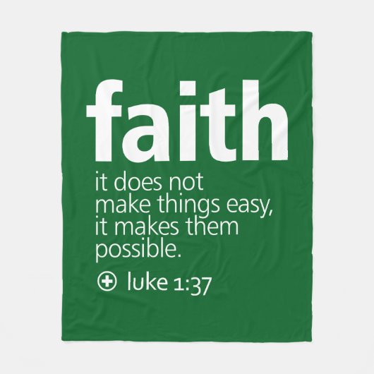 Faith Fleece Deken (Voorkant)
