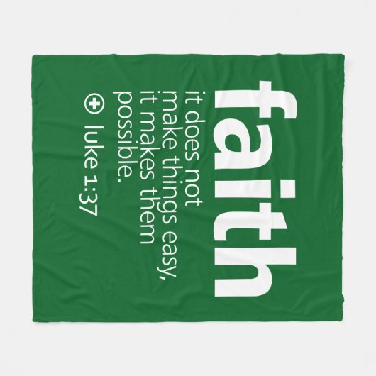 Faith Fleece Deken (Voorkant (Horizontaal))