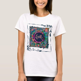  Faith Floral Leaves Inspirivity T-shirt