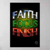 Faith Focus Finish Poster (Voorkant)