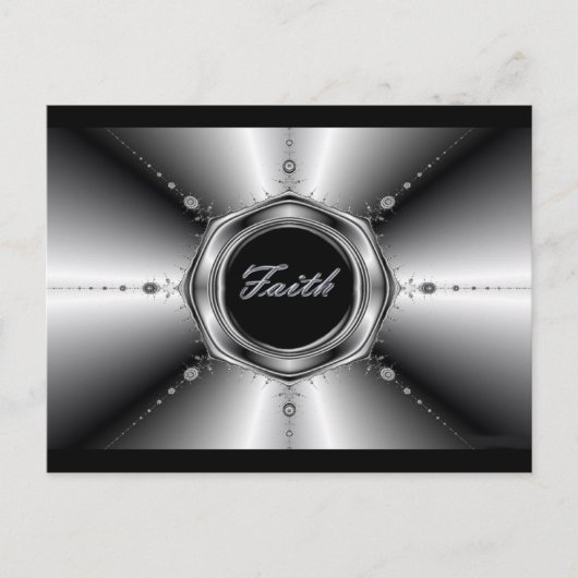 Faith Fractal Inmate Briefkaart (Voorkant)