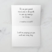 Faith Fractal Wenskaart Kaart (Binnen)