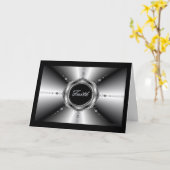 Faith Fractal Wenskaart Kaart (Gele Bloem)