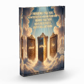 Faith Framed Photo Block For Encouragement Fotoblokken (Links)