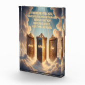 Faith Framed Photo Block For Encouragement Fotoblokken (Rechts)