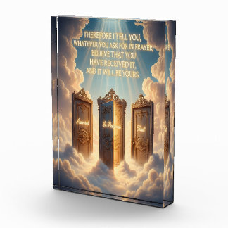 Faith Framed Photo Block For Encouragement Fotoblokken