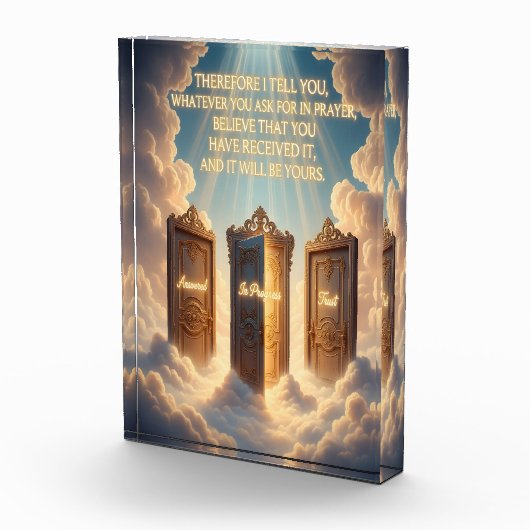 Faith Framed Photo Block For Encouragement Fotoblokken (Rechts)