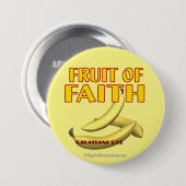 Faith Fruit Ronde Button 7,6 Cm (Voorkant /achterkant)
