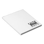 Faith Fuels Hope Quote – Uplifting Christian Art Notitieblok (Schuin)