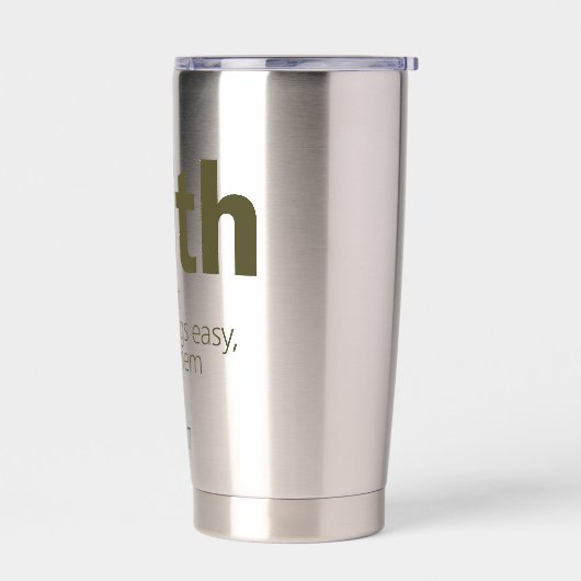 Faith Geïsoleerde Drinkbeker (Links)