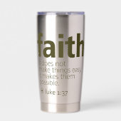 Faith Geïsoleerde Drinkbeker (Voorkant)