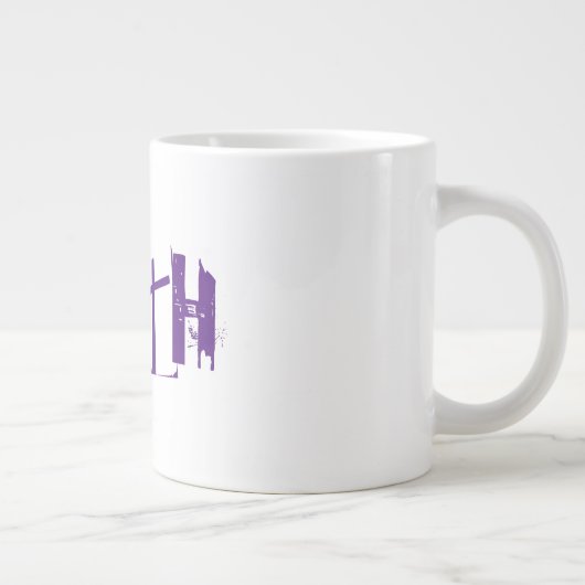 Faith - Gift Jumbo Mok (Rechts)