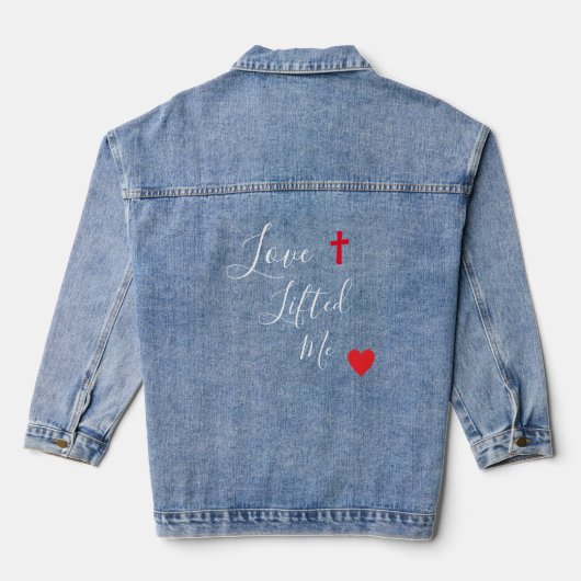 FAITH GIFTS COLLECTIE - Dames Denim Jacket (Achterkant)