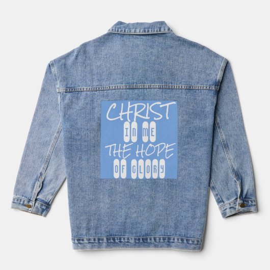 Faith Gifts Collectie - Denim Jacket (Achterkant)