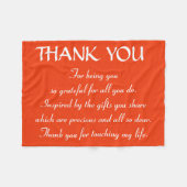 Faith Gifts Collectie Fleece Deken (Voorkant (Horizontaal))