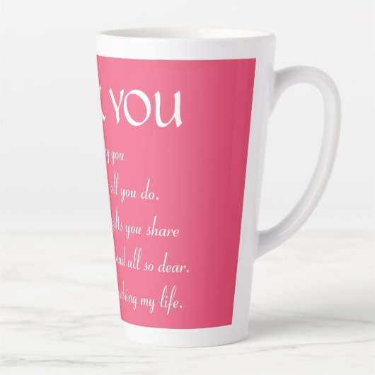 Faith Gifts Collectie Latte Mok (Rechts)