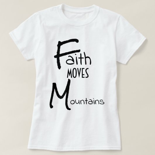 Faith Gifts Collectie T-Shirt (Design voorkant)