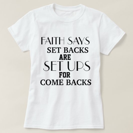 FAITH GIFTS COLLECTIE T-Shirt (Design voorkant)