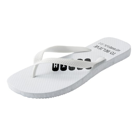 Faith Gifts Collectie - Teenslippers (Schuin)