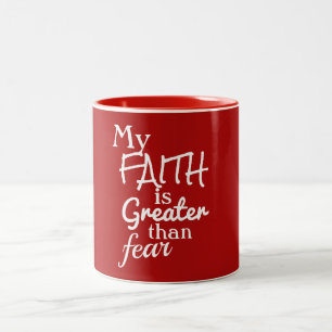 Faith Gifts Collectie - Tweekleurige Koffiemok