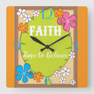 Faith Gifts Collectie - Vierkante Klok
