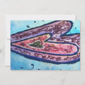 Faith Glitter Hearts Custom Uitnodiging of Uitnodi (Voorkant)